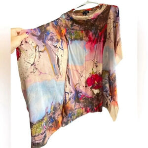 PETIT POIS by Viviana G Lined Dress with Side Panels Size XS